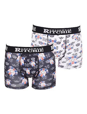 Boxer motifs ROKE garçon, lot de 2