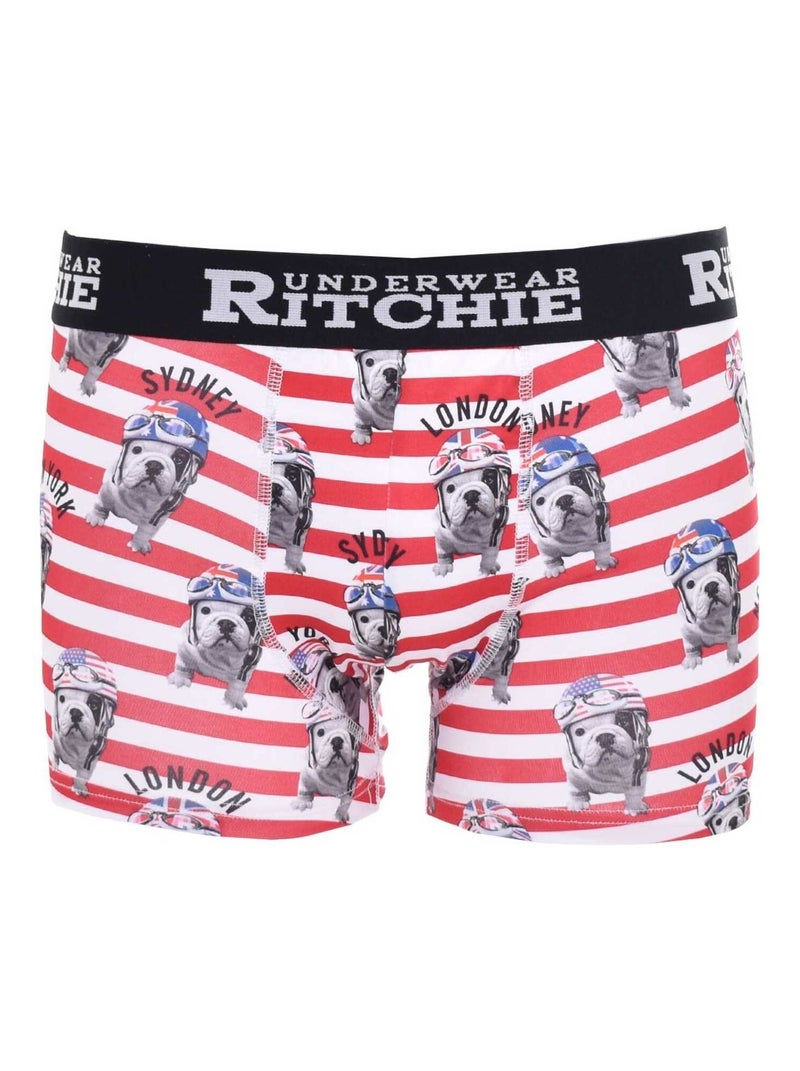 Boxer motifs ROUMATOL Rouge - Kiabi