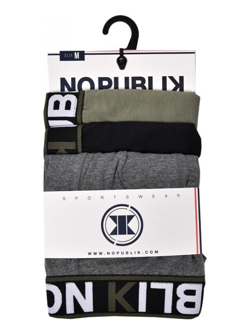 Boxer No Publik en Coton - Pack de 3 - Kiabi