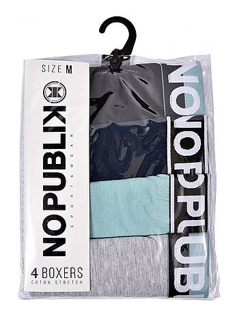 Boxer No Publik en Coton - Pack de 4