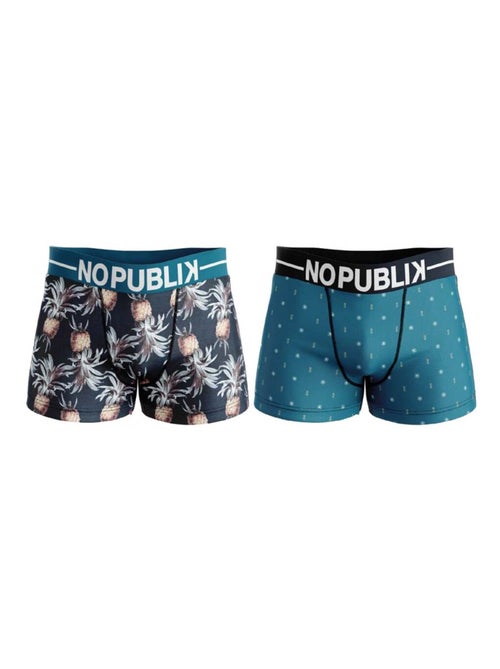 Boxer No Publik en Microfibre - Pack de 2 - Kiabi