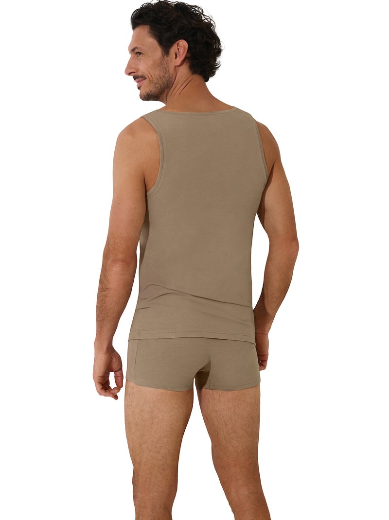 Boxer Odysseus Marron - Kiabi