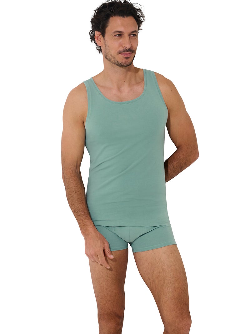 Boxer Odysseus Vert - Kiabi