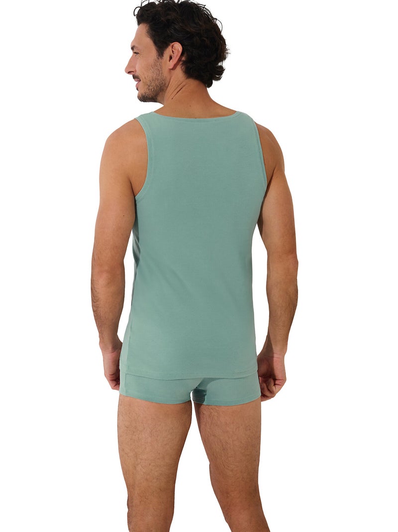 Boxer Odysseus Vert - Kiabi