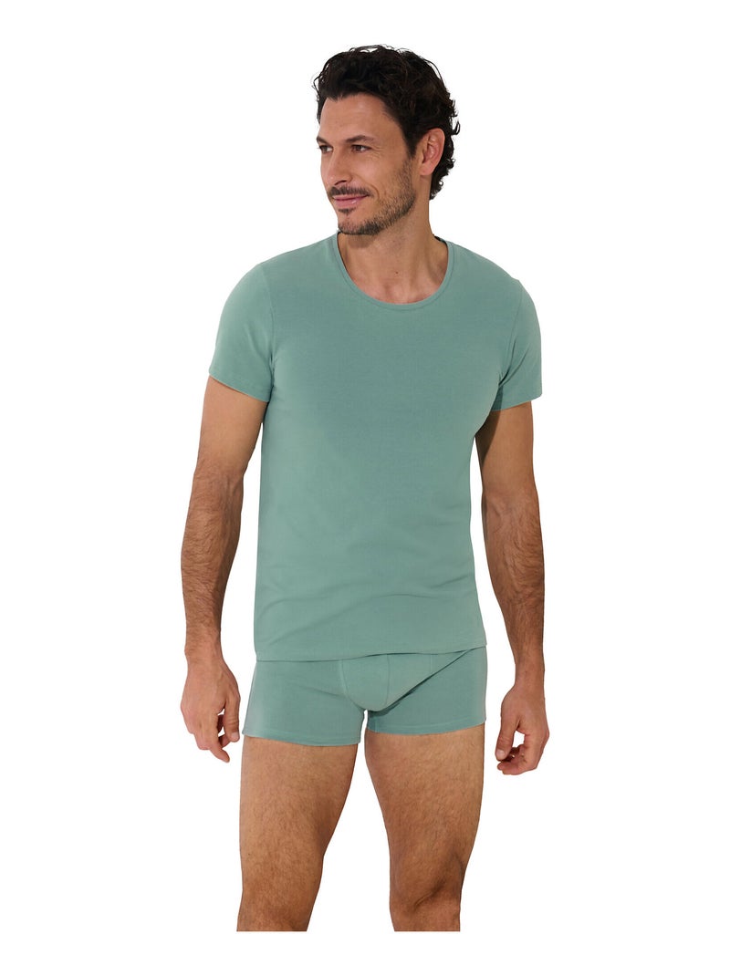 Boxer Odysseus Vert - Kiabi