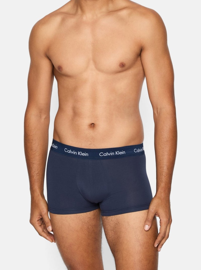 Boxer pack x3 - Calvin Klein Bleu Noir - Kiabi