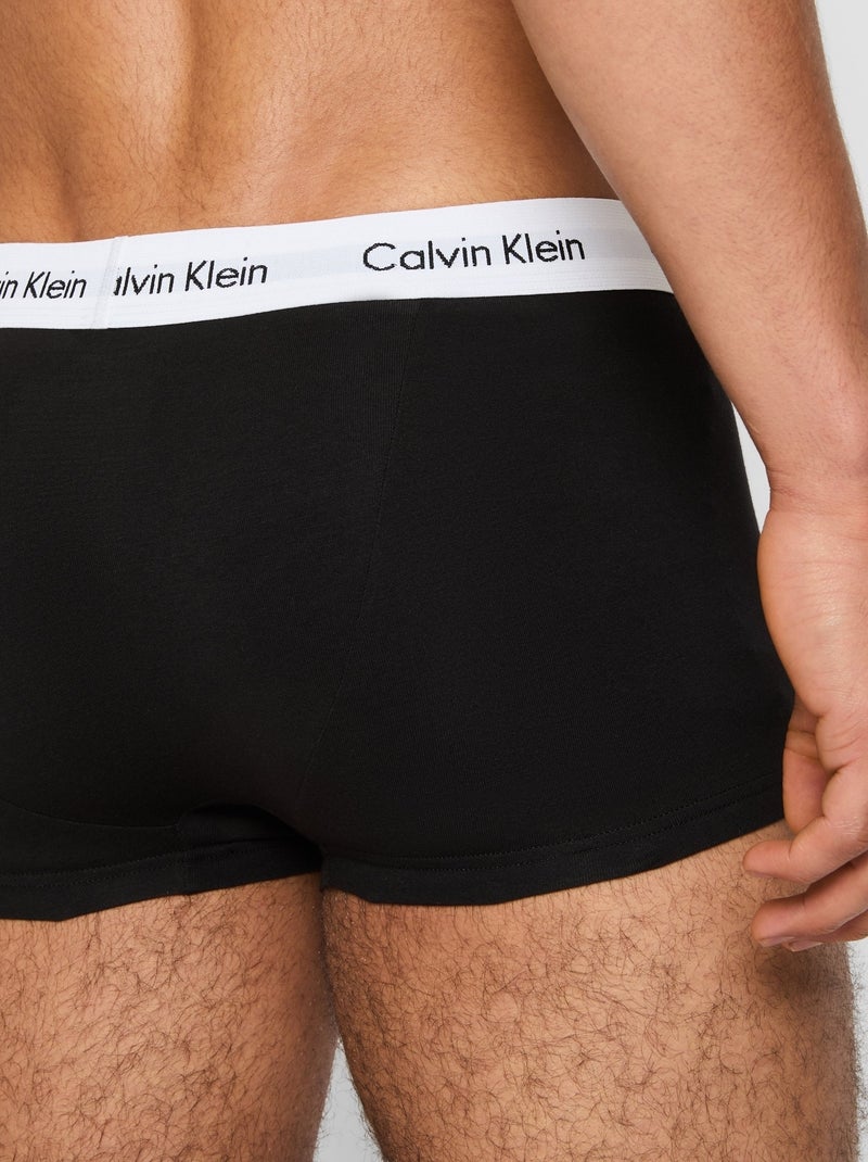Boxer pack x3 - Calvin Klein Noir Blanc - Kiabi