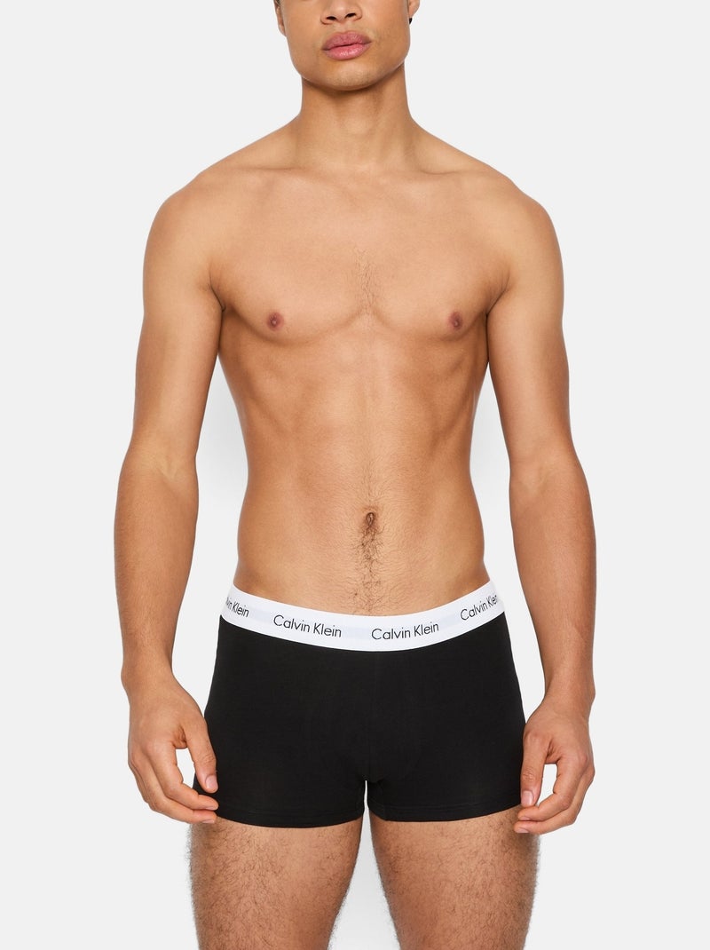 Boxer pack x3 - Calvin Klein Noir Gris Blanc - Kiabi