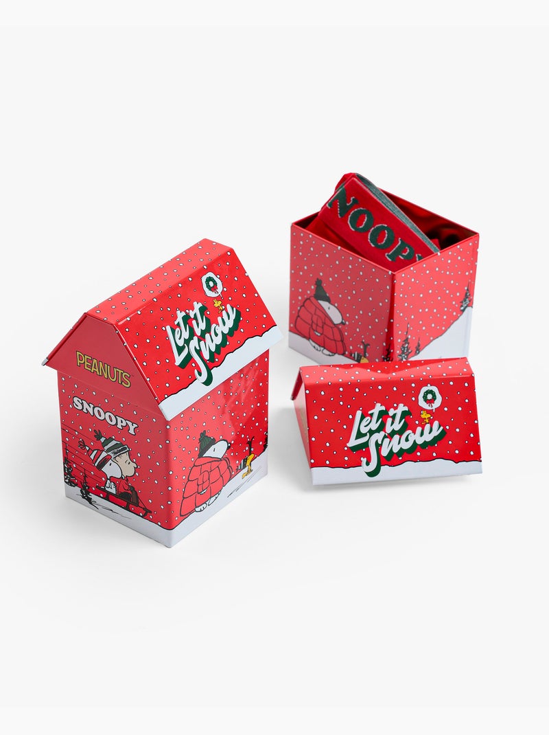 Boxer PEANUTS Let It Snow Home pour homme Rouge - Kiabi