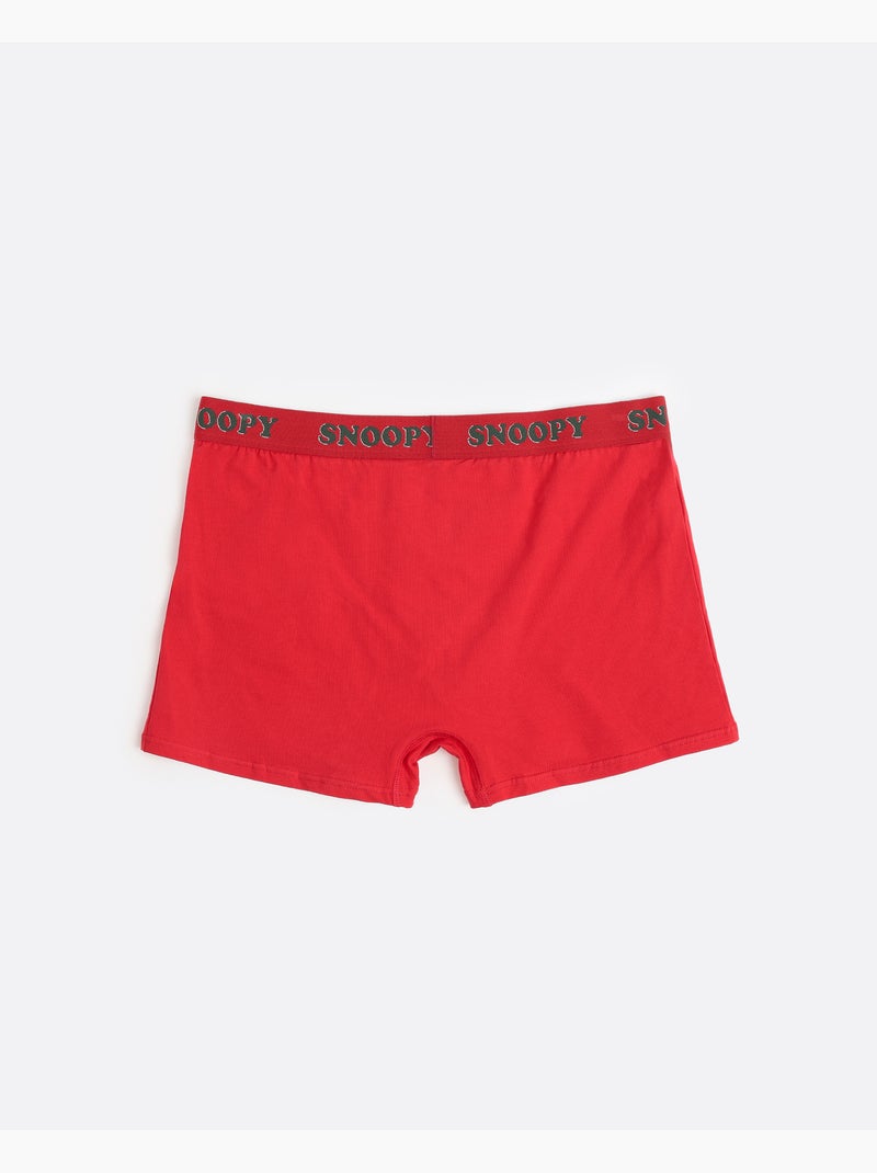 Boxer PEANUTS Let It Snow Home pour homme Rouge - Kiabi