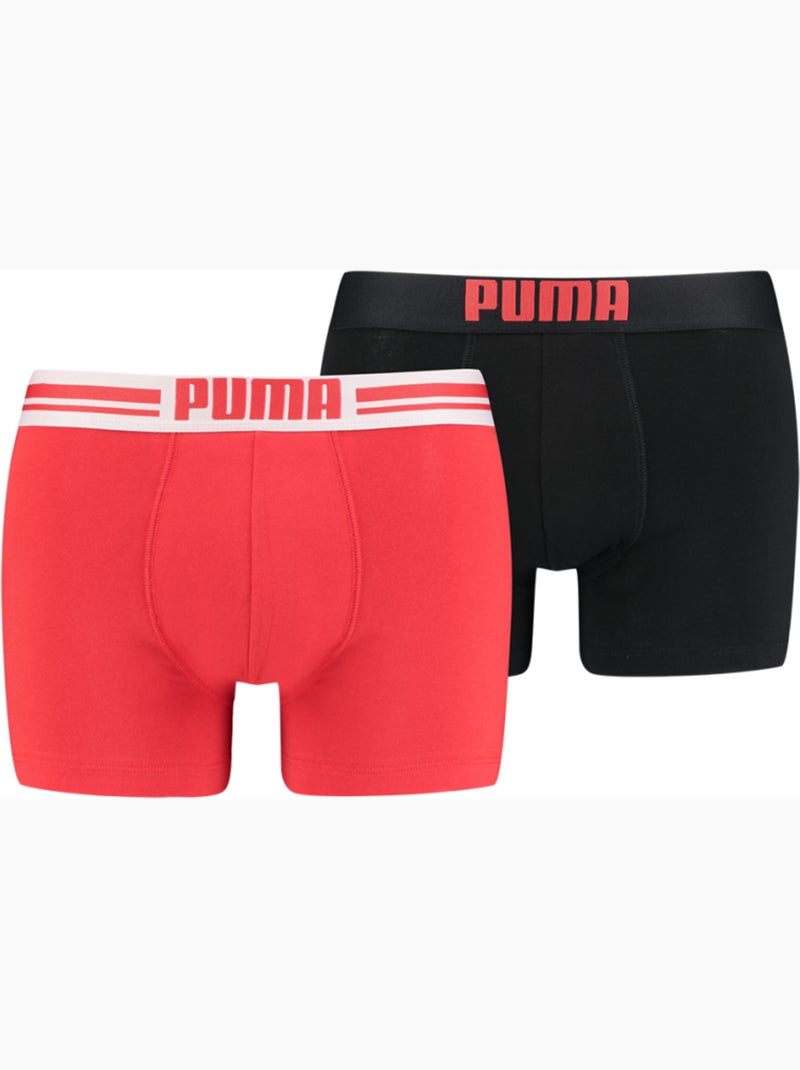 Boxer PUMA pour Homme Qualité et Confort -Assortiment modèles photos selon arrivages- - Pack de 2 Multicolore - Kiabi