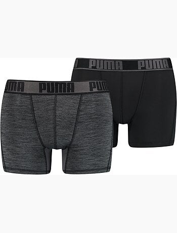 Boxer PUMA pour Homme Qualité et Confort -Assortiment modèles photos selon arrivages- - Pack de 2