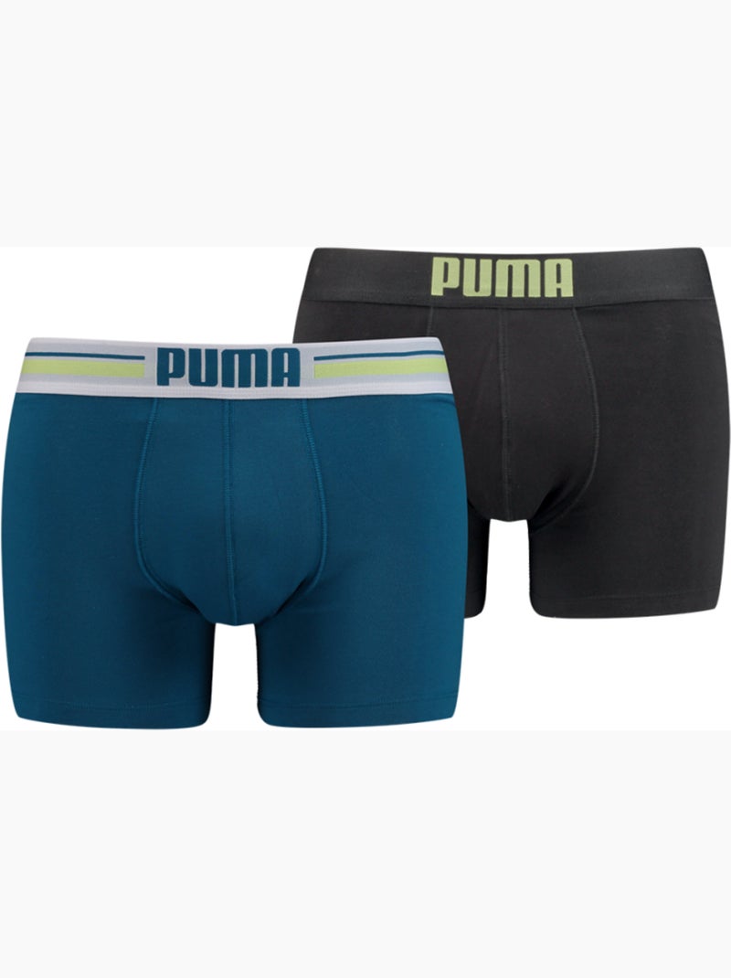 Boxer PUMA pour Homme Qualité et Confort -Assortiment modèles photos selon arrivages- - Pack de 2 Multicolore - Kiabi