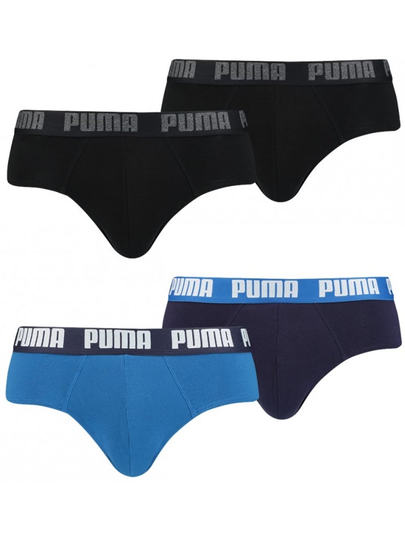 Boxer PUMA pour Homme Qualité et Confort -Assortiment modèles photos selon arrivages- - Pack de 4 Multicolore - Kiabi