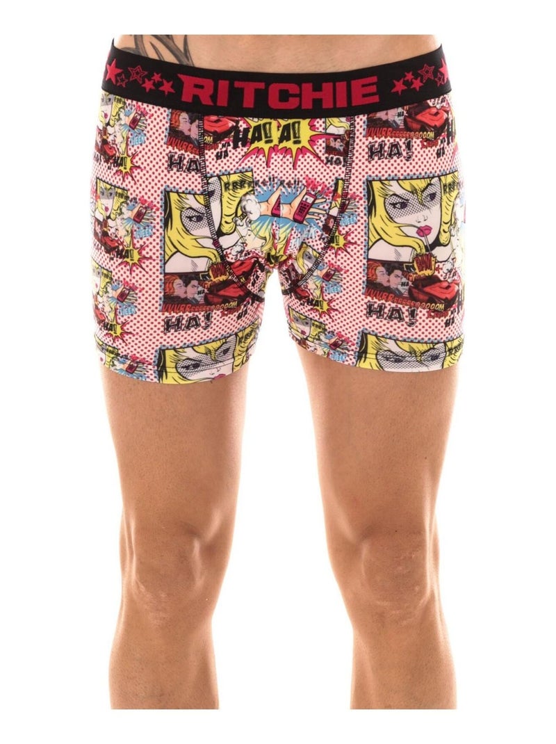 BOXER RAHAN BOY Rouge - Kiabi