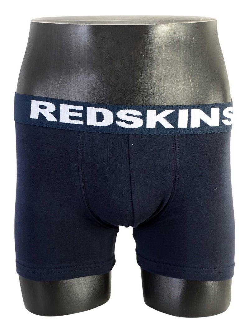 Boxer Redskins Pack De 2 Bx01 Nona-Set Noir Marine Multicolore - Kiabi