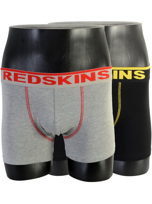 Boxer Redskins Pack De 2 Bx02 Nogr Set Noir Gris - Kiabi