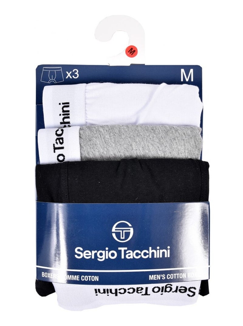 Boxer SERGIO TACCHINI - Pack de 3 Multicolore - Kiabi