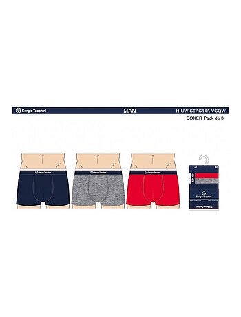 Boxer SERGIO TACCHINI - Pack de 3