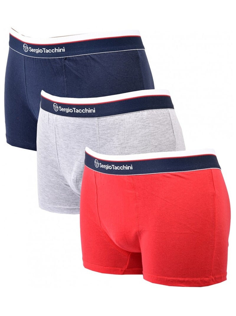 Boxer SERGIO TACCHINI - Pack de 3 Multicolore - Kiabi