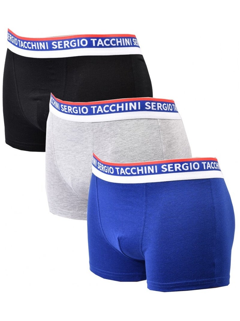 Boxer SERGIO TACCHINI - Pack de 3 Multicolore - Kiabi
