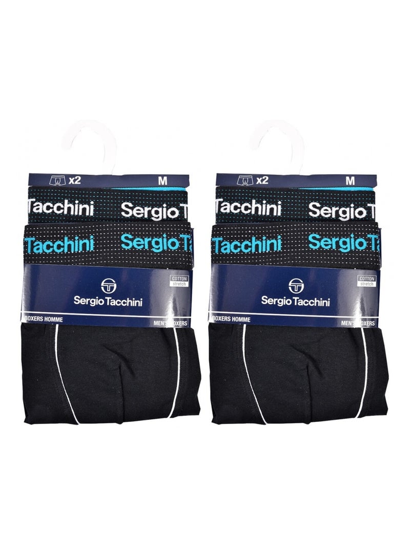 Boxer SERGIO TACCHINI - Pack de 4 Multicolore - Kiabi