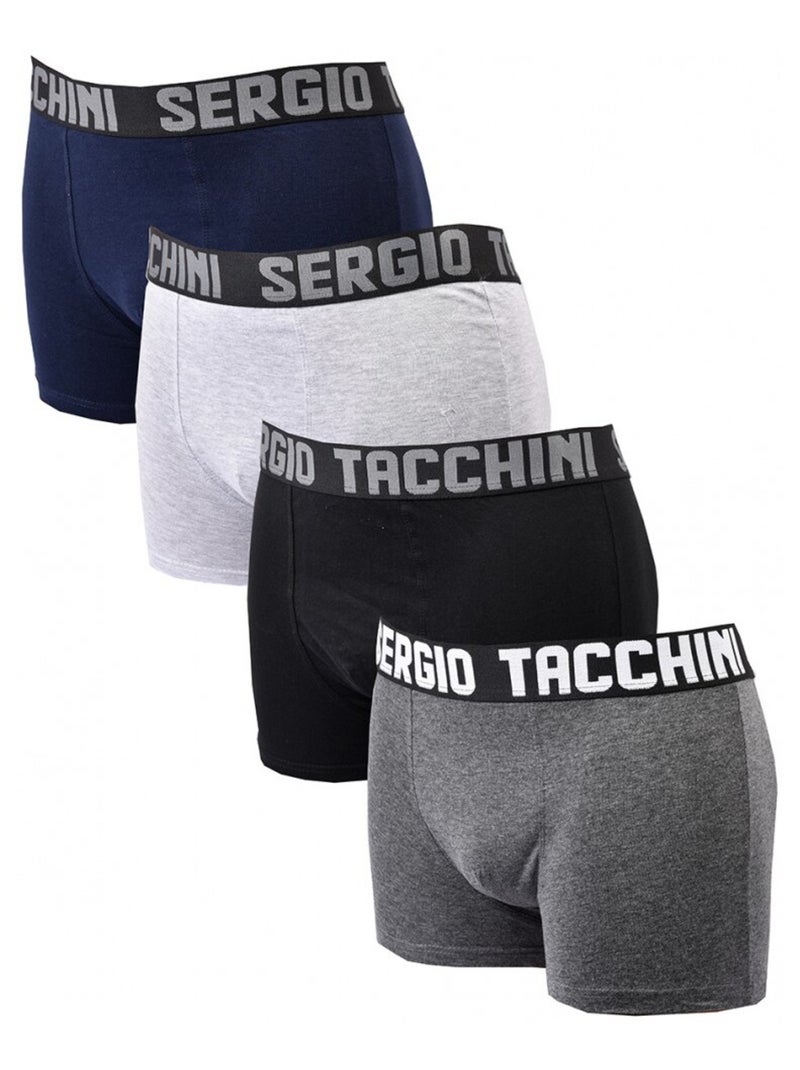 Boxer SERGIO TACCHINI - Pack de 4 Multicolore - Kiabi