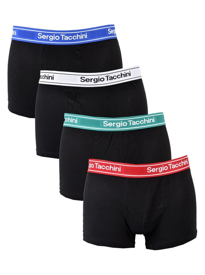 Boxer SERGIO TACCHINI - Pack de 4 Multicolore - Kiabi