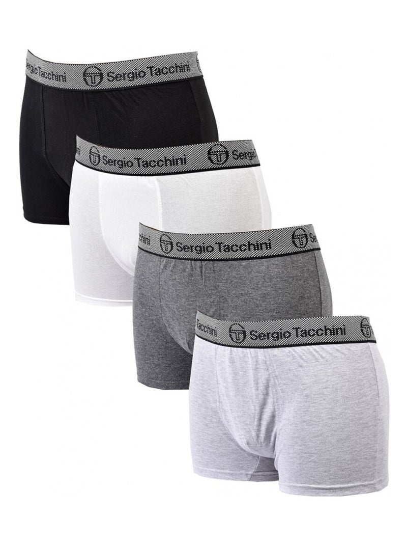 Boxer SERGIO TACCHINI - Pack de 4 Multicolore - Kiabi