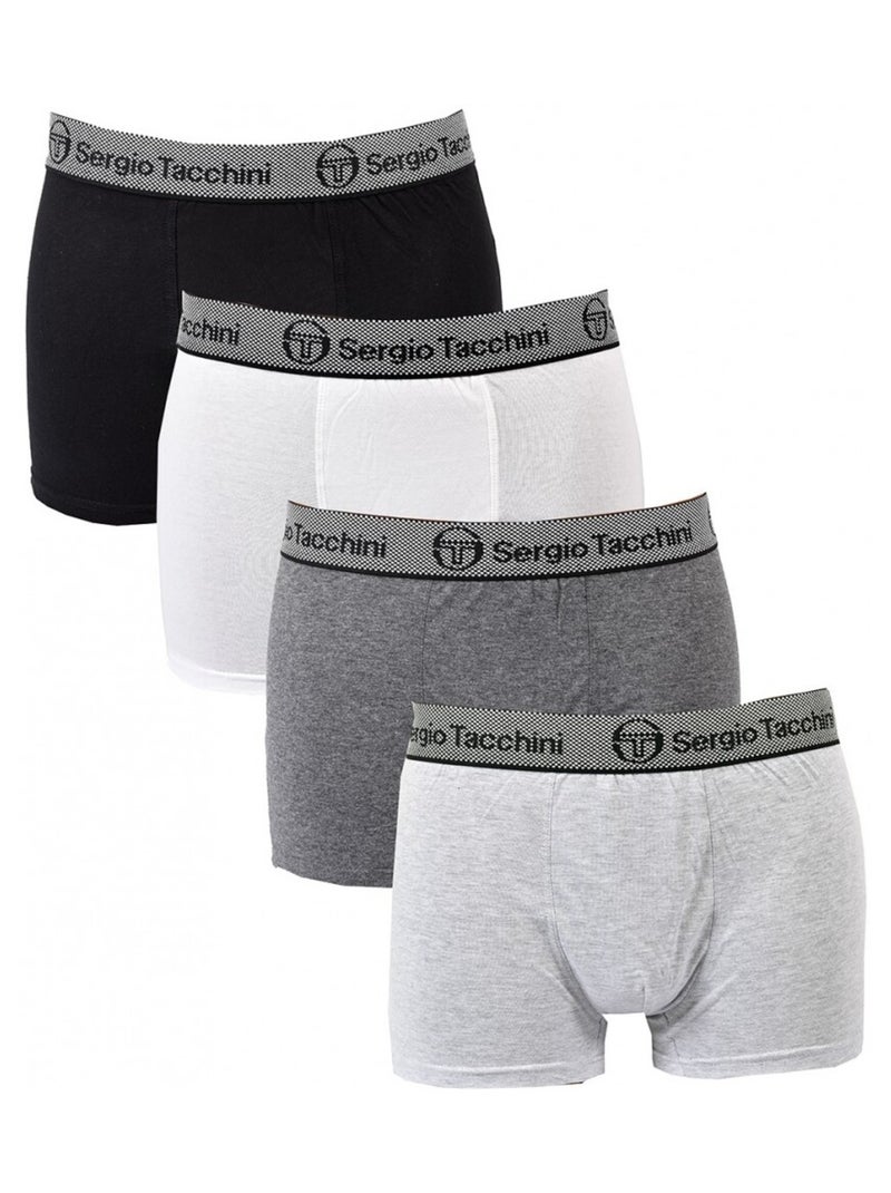 Boxer SERGIO TACCHINI - Pack de 4 Multicolore - Kiabi