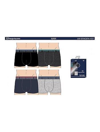 Boxer SERGIO TACCHINI - Pack de 4