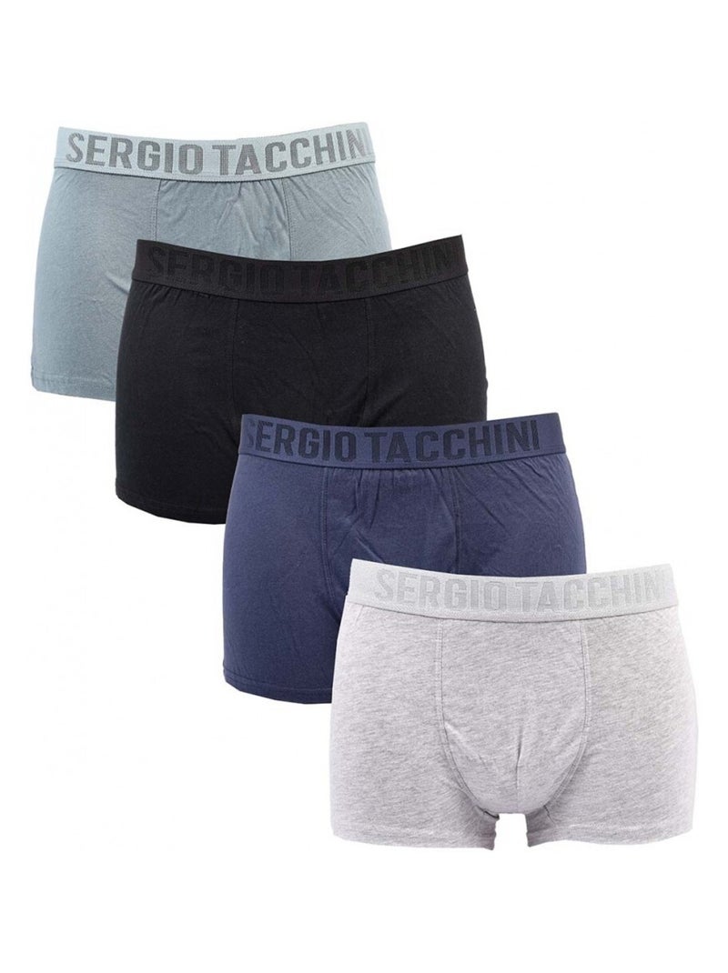 Boxer SERGIO TACCHINI - Pack de 4 Multicolore - Kiabi