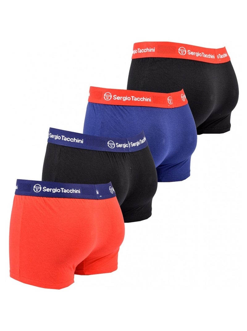 Boxer SERGIO TACCHINI - Pack de 4 Multicolore - Kiabi