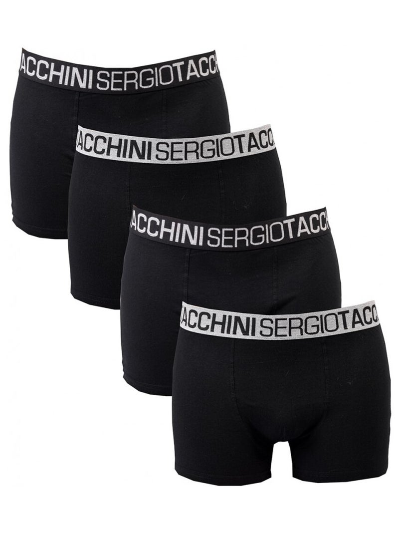 Boxer SERGIO TACCHINI - Pack de 4 Multicolore - Kiabi