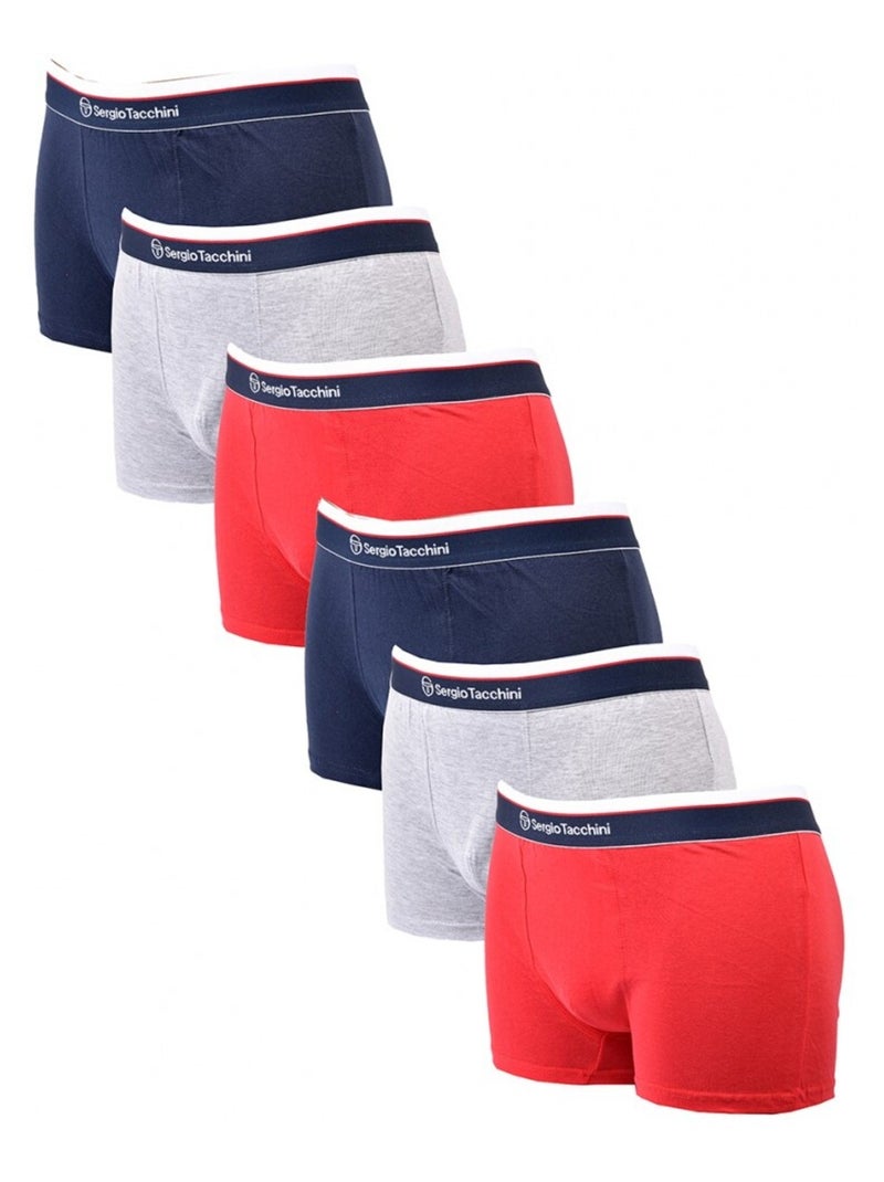 Boxer SERGIO TACCHINI - Pack de 6 Multicolore - Kiabi