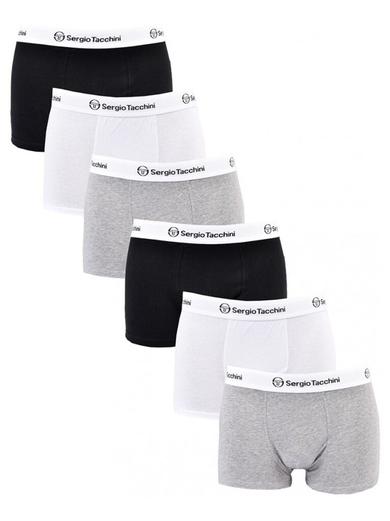 Boxer SERGIO TACCHINI - Pack de 6 Multicolore - Kiabi
