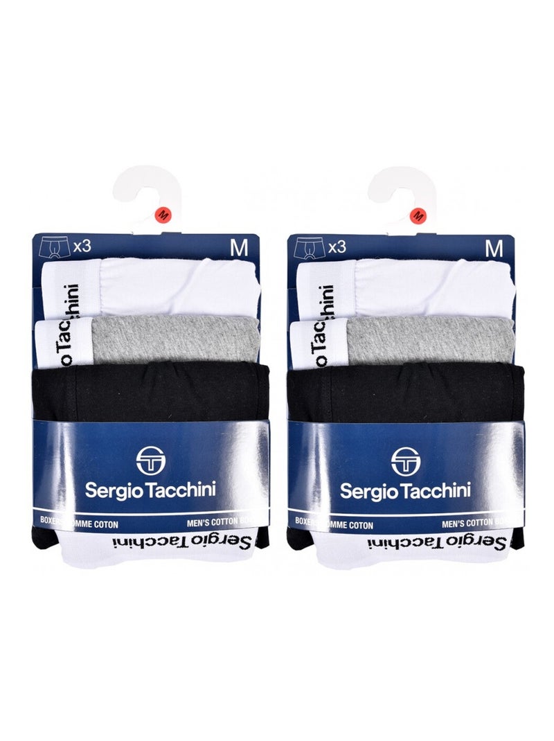 Boxer SERGIO TACCHINI - Pack de 6 Multicolore - Kiabi