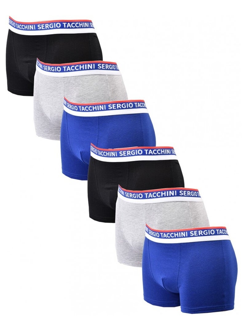 Boxer SERGIO TACCHINI - Pack de 6 Multicolore - Kiabi