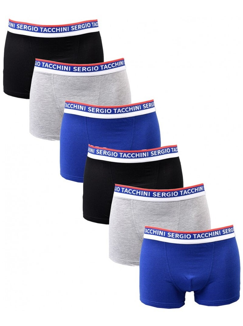 Boxer SERGIO TACCHINI - Pack de 6 Multicolore - Kiabi