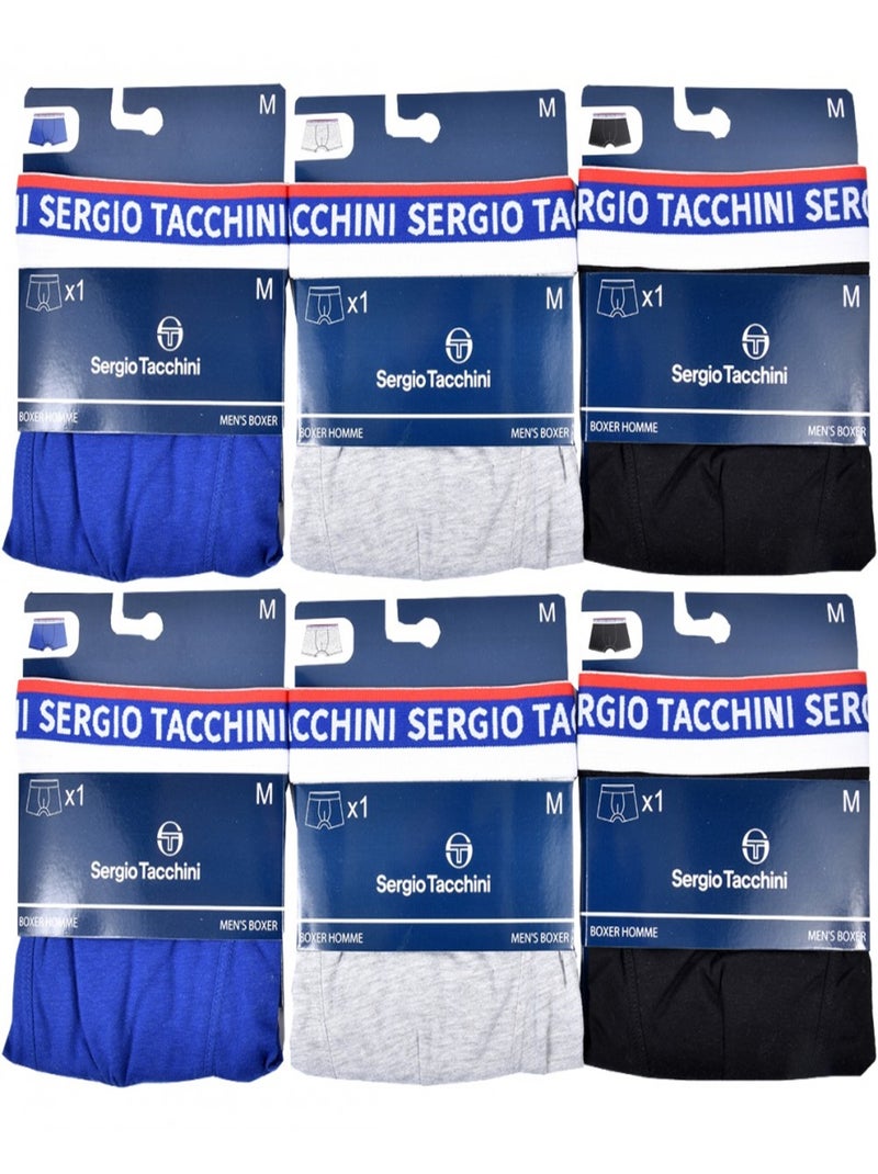 Boxer SERGIO TACCHINI - Pack de 6 Multicolore - Kiabi