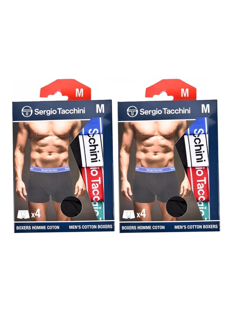 Boxer SERGIO TACCHINI - Pack de 8 Multicolore - Kiabi