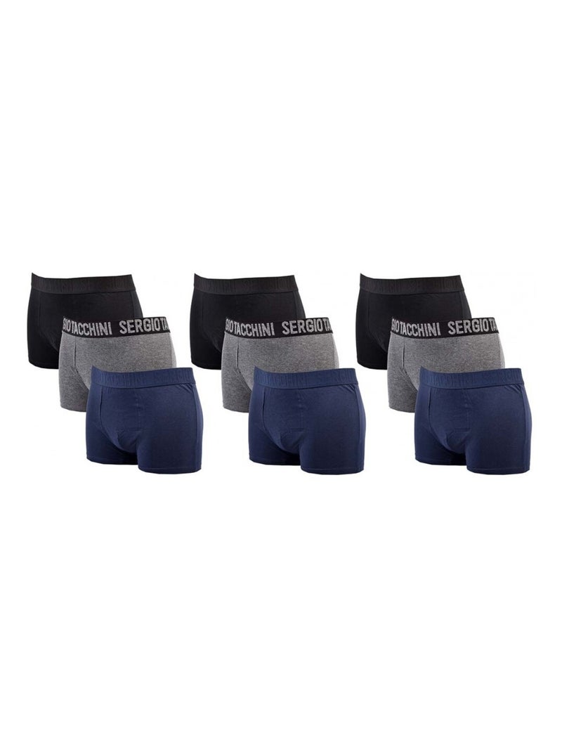 Boxer SERGIO TACCHINI - Pack de 9 Multicolore - Kiabi