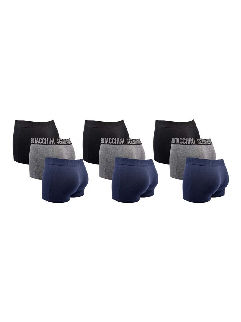 Boxer SERGIO TACCHINI - Pack de 9 Multicolore - Kiabi