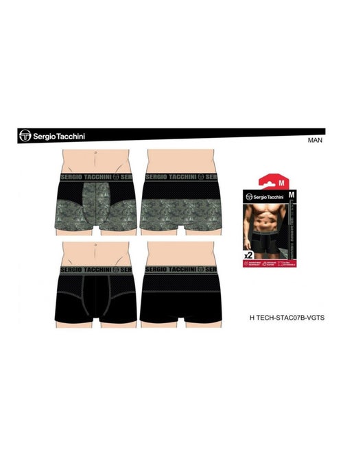 Boxer SERGIO TACCHINI X2 - Pack de 2 - Kiabi