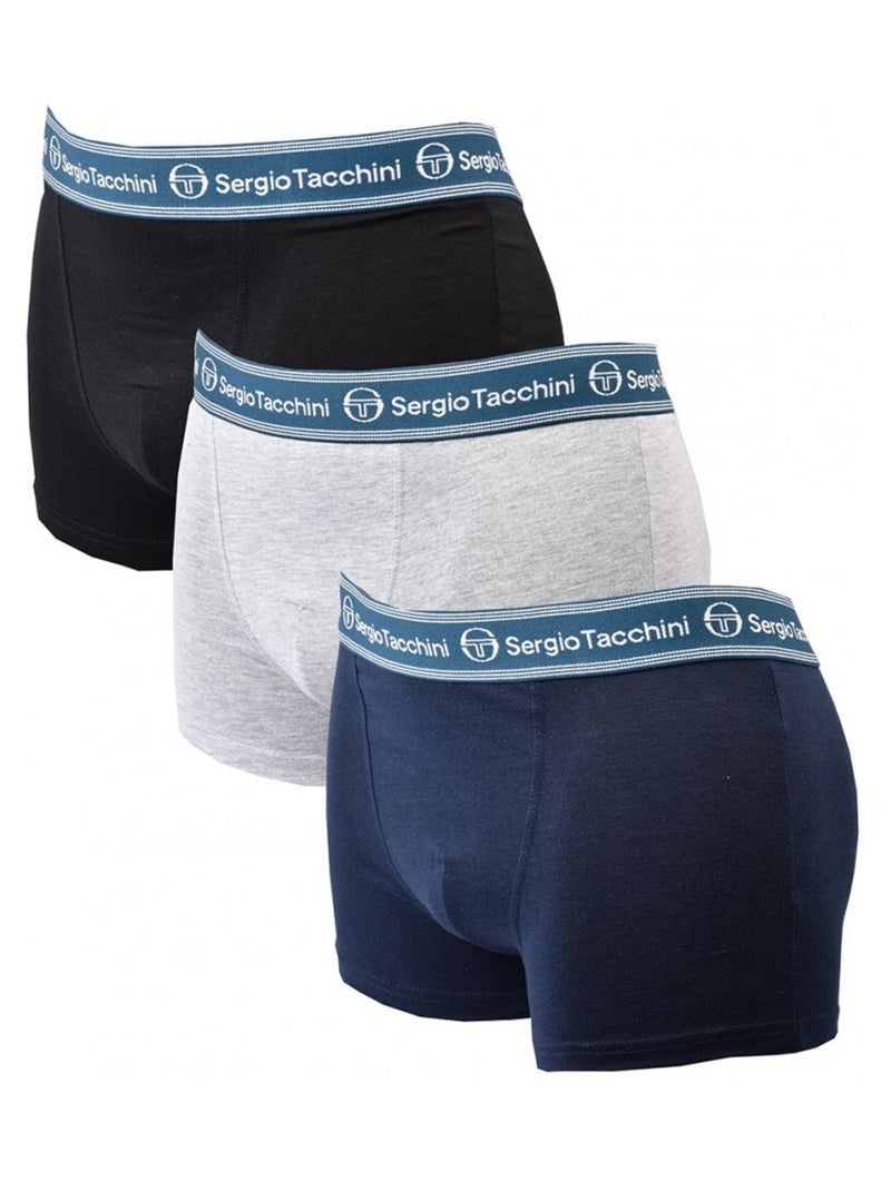 Boxer SERGIO TACCHINI X3 - Pack de 3 Multicolore - Kiabi