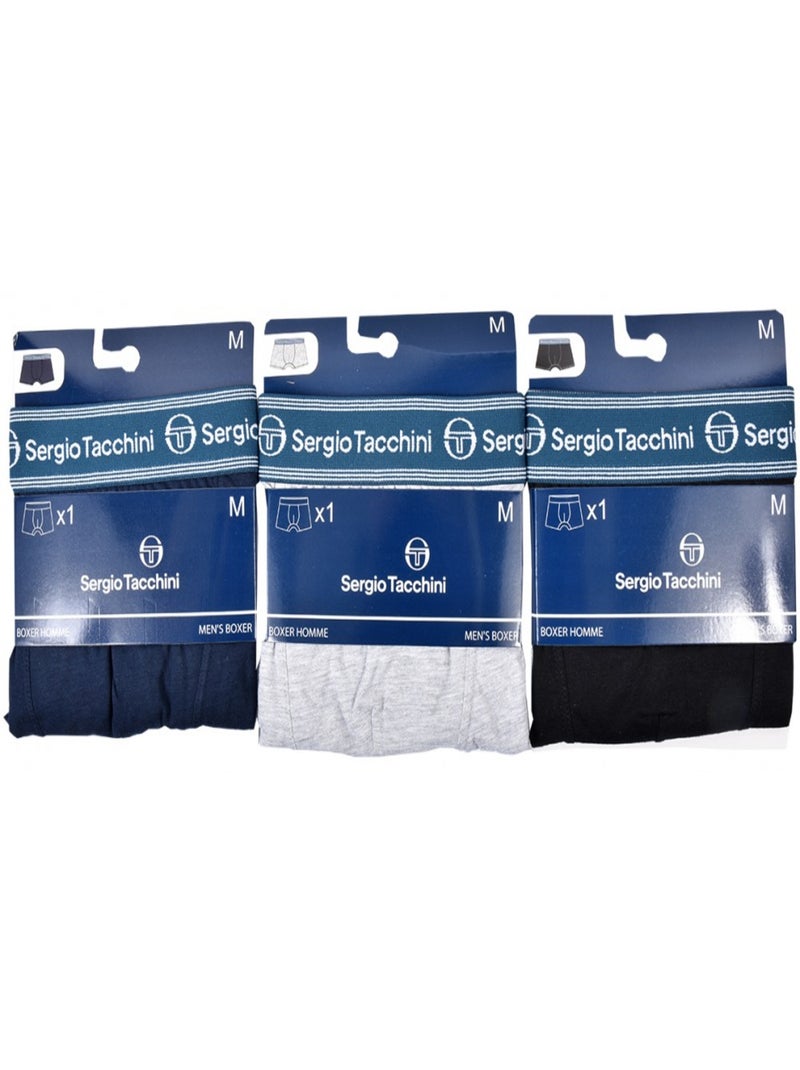 Boxer SERGIO TACCHINI X3 - Pack de 3 Multicolore - Kiabi