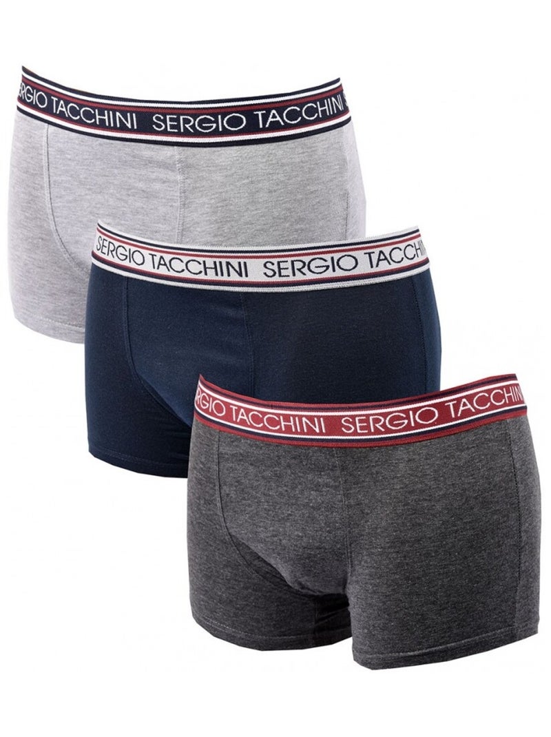 Boxer SERGIO TACCHINI X3 - Pack de 3 Multicolore - Kiabi