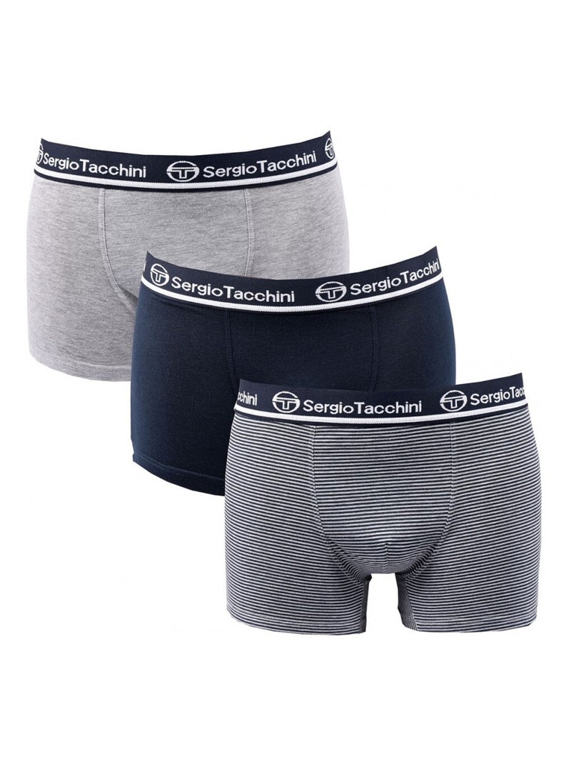 Boxer SERGIO TACCHINI X3 - Pack de 3 Multicolore - Kiabi