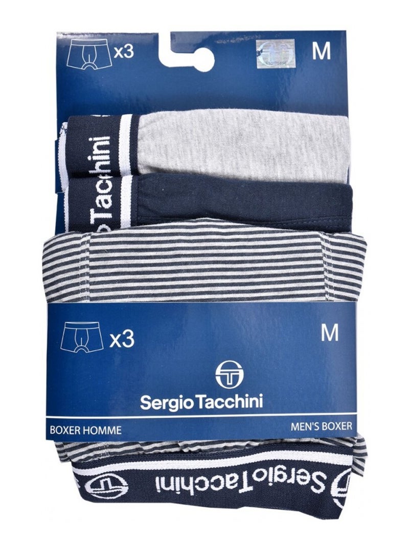 Boxer SERGIO TACCHINI X3 - Pack de 3 Multicolore - Kiabi