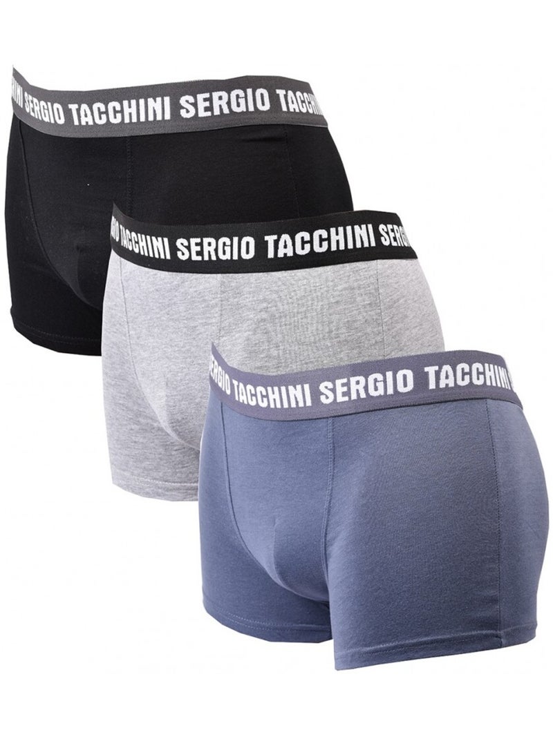 Boxer SERGIO TACCHINI X3 - Pack de 3 Multicolore - Kiabi